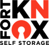 Fort Knox Self Storage Red and Black Logo